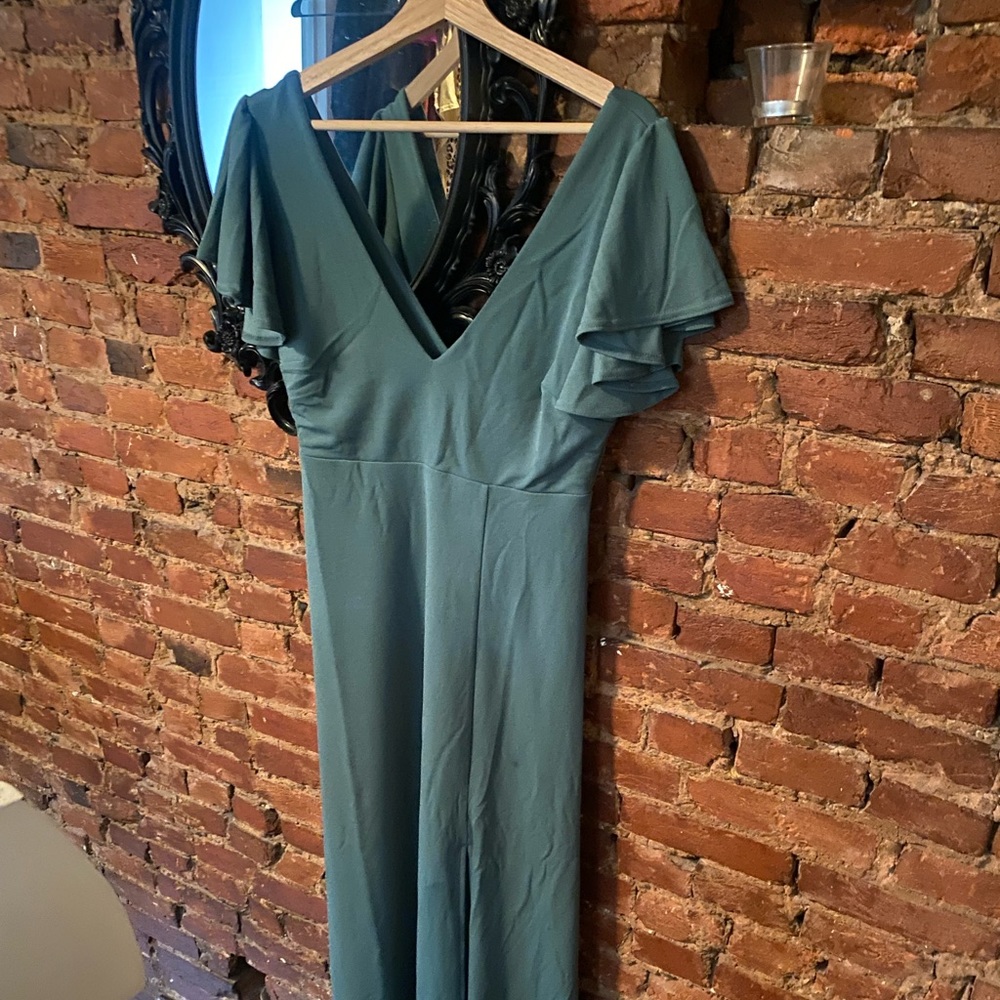 Birdy Grey seaglass green bridesmaid dress